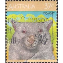 AUSTRALIA, MAMMALS, Wombat, yellow 1987, 37c
