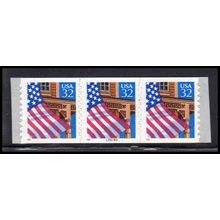 2915A 32c U.S. Flag Over Porch Fine MNH PNC 55555A/3 P/UL PA3591