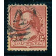 Used 220 2c George Washington Fine A04347