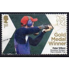 GB 2012 Olympic Gold Medal Winners - Peter Wilson, Men's Double Trap 1st Used