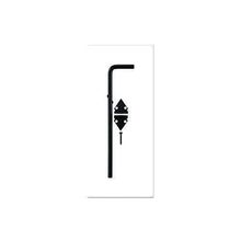 CANE BOLT 1/2X12" BLK [Misc.]