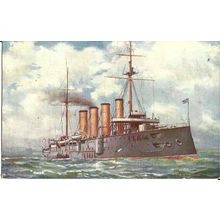 Naval HMS LEVIATHAN Tuck Oilette Postcard (9083)