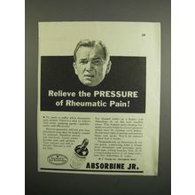 1952 Absorbine Jr. Ad - Relieve the Pressure