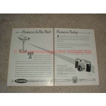 1956 Voigtlander Prominent Camera 2pg Ad - Pioneers!!