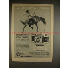 1956 Voigtlander Vitessa L Automatic Camera Ad, Rodeo!