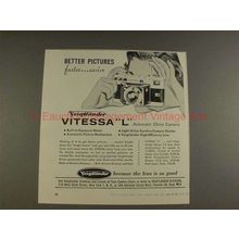 1956 Voigtlander Vitessa L Camera Ad - Better Pictures!