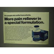 1974 Arthritis Strength Bufferin Ad - Pain Reliever