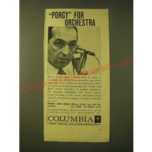 1959 Columbia records Porgy and Bess with Percy Faith Ad