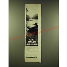 1978 Alabama Travel Department Ad - Catch a trophy bass