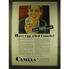 1931 Camels Cigarettes Ad - Have you tried Camels?