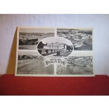 multiview, PAIGNTON, DEVON, used vintage postcard by Jarrold 1962 pm =