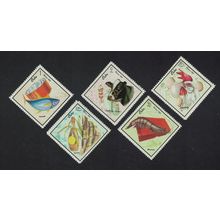 Caribic Fish Shellfish Rum Poultry Food Products 5v 1968 MNH SG#1582-1586