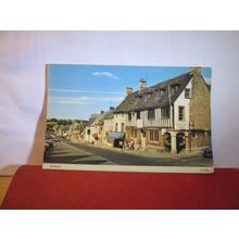 THE CORNER HOUSE HOTEL, BURFORD used postcard by E T W Dennis 1986 pm =