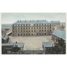 Le HAVRE. Caserne Eblé military barracks early 20th C. RPPC Aqua Photo No. 1824