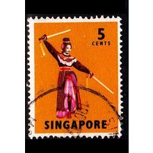 SINGAPUR SINGAPORE [1968] MiNr 0086 C ( O/used ) Trachten