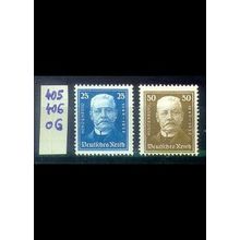 GERMANY REICH [1927] MiNr 0405,06 ( oG/no gum )