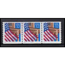 Used 2913 32c U.S. Flag Over Porch Very Fine PNC 45444/3 PA3504