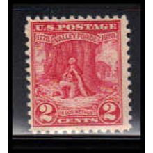 645 2c Valley Forge Barely Clears MNH O1527