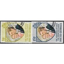 SOUTH GEORGIA 1973 SG 36/37 - fine used (o)