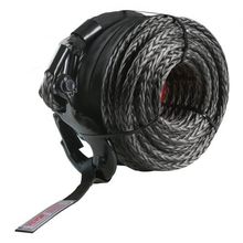 Synthetic Winch Rope, 3/8 Inch x 100 Feet 26,500 lbs Synthetic Winch Line Ca...
