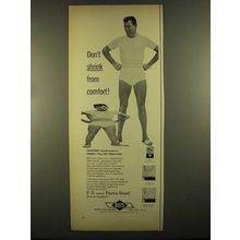 1955 Reis Perma-Sized Underwear Ad - Don't Shrink