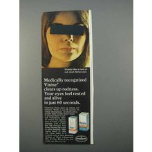 1966 Visine Eye Drops Ad - Medically Recognized