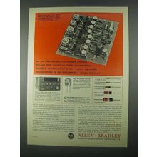 1967 Allen-Bradley Hot Molded Resistors Ad - Consistent
