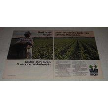 1983 2-page Ciba-Geigy Double-Duty Bicep Ad
