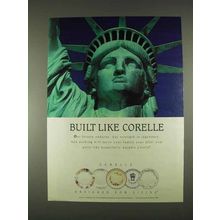 1996 Corelle Dishes Ad - Built Like Corelle