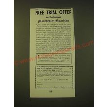 1951 The Manchester Guardian Ad - trial offer