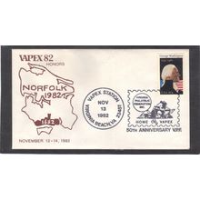 Event VAPEX 82 1952 20c George Washington (Unkn Cachet-U/A) CV00982