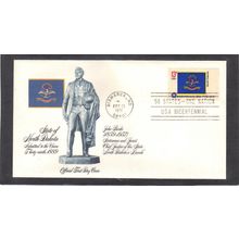 FDC Fleetwood 1671 13c North Dakota (Cachet-U/A) CV01204