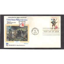 FDC Fleetwood 1568 10c Militia (Cachet-U/A) CV42296