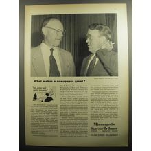 1951 Minneapolis Star and Tribune Newspaper Ad - Senator Robert A. Taft