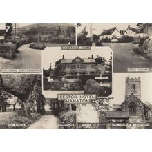 Kestor Hotel Manaton Devon Real Photo Postcard