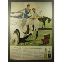 1954 Schweppes Quinine Water and Club Soda Ad - This is pukka Gin-and-tonic