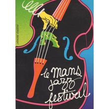 Le Mans Jazz Festival Postcard
