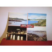 multiview, OBAN, ARGYLL, SCOTLAND unused postcard by J Arthur Dixon =