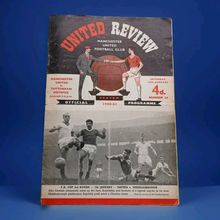 1960/61 Manchester United v Tottenham 14/1/61 Football Programme