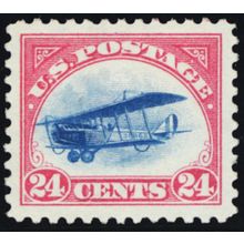 C3, Mint VF/XF LH 24¢ Airmail Stamp - Stuart Katz