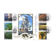 HMS Bark Endeavour Tracy Edwards LTD TO 100 Voyage Hand Signed FDC