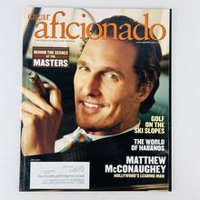 Cigar Aficionado March/April 2011 Matthew McConaughey Cover