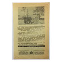 Original WW2 Russian/Soviet Air Drop Leaflet. - Code 1099. - 1942.