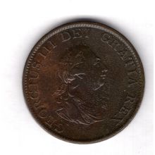 Great Britain. George III. Halfpenny 1799. dy18863