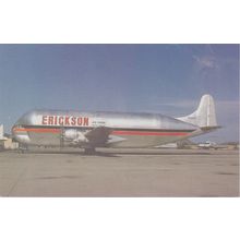 Erickson Air Crane Boeing B377 MG Mini Guppy Civil Aircraft Postcard (QA280)