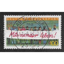 GER 1994 100pf 'INTEGRATION - LIVING TOGETHER' FINE USED (EBID52-202)