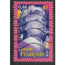 FRA 2001 3F 'SINGERS- CLAUDE FRANCOIS' FINE USED (EBID55-909)
