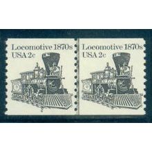 1897A 2c Locomotive Fine MNH Dry Gum CNP Left 4 W0443