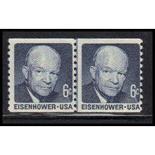 1401 6c Dwight Eisenhower Average Plus MNH CLP QA0106