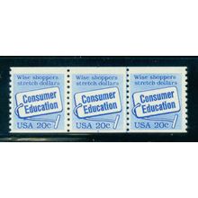 2005v 20c Consumer Education Fine MNH Dry Gum PNC 3/3 + Partial # C0971